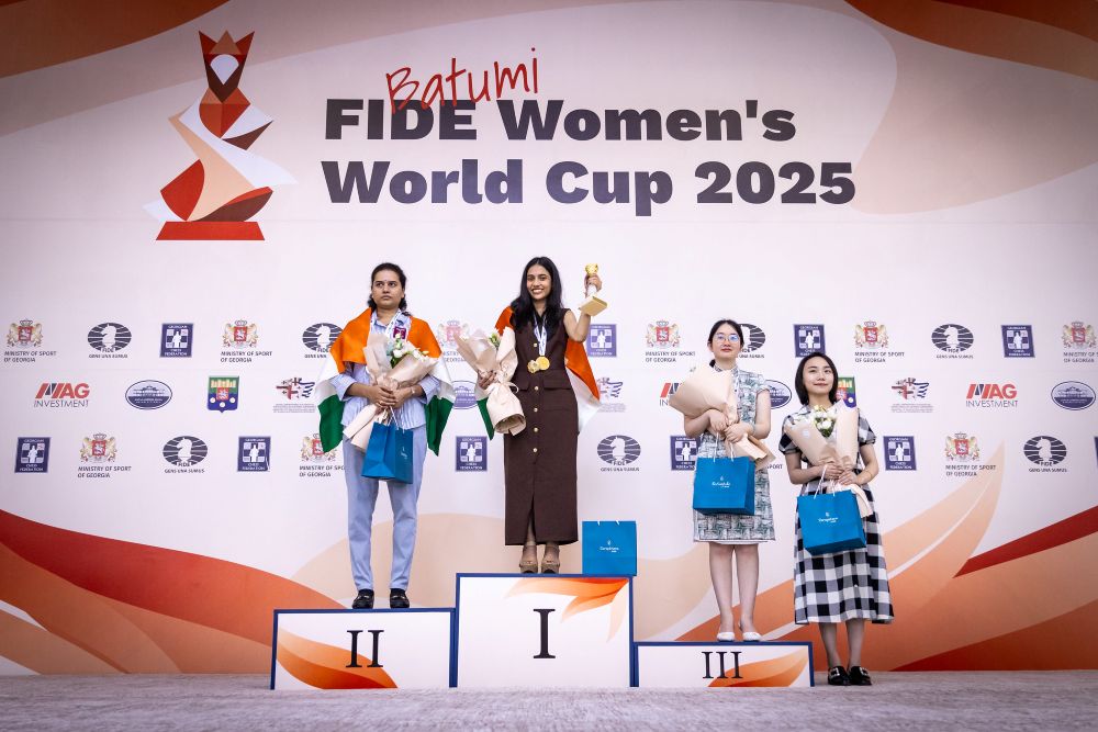 Divya Deshmukh becomes third women’s world cup champion, defeats GMKoneru Humpy