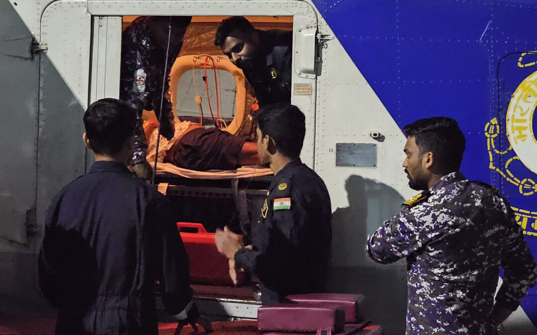 Coast Guard evacuates critically ill patient from Agatti island, Lakshasweep
