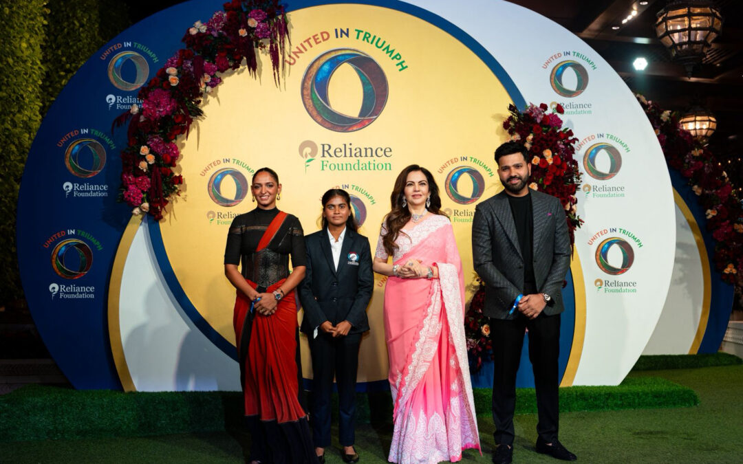 World Cup winning teams felicitated by the Reliance Foundation