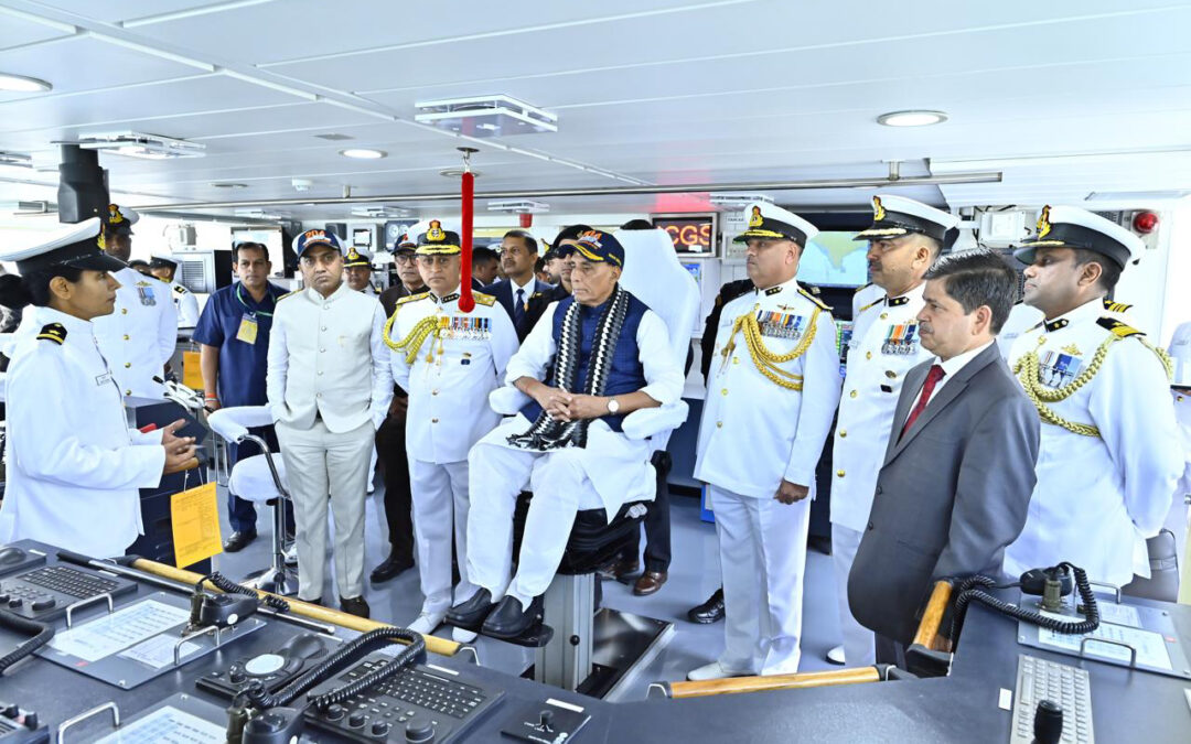 ICG Commissions Indigenous Pollution Control Vessel “Samudra Pratap”