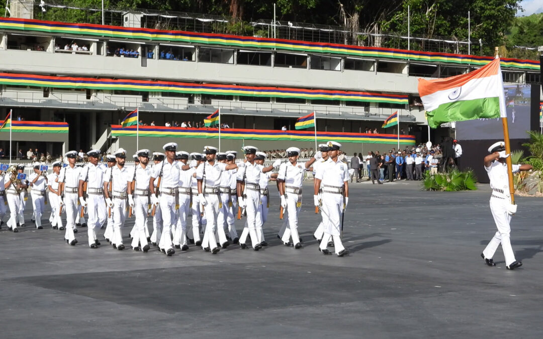 “INS Trikand” at Mauritius National Day Parade