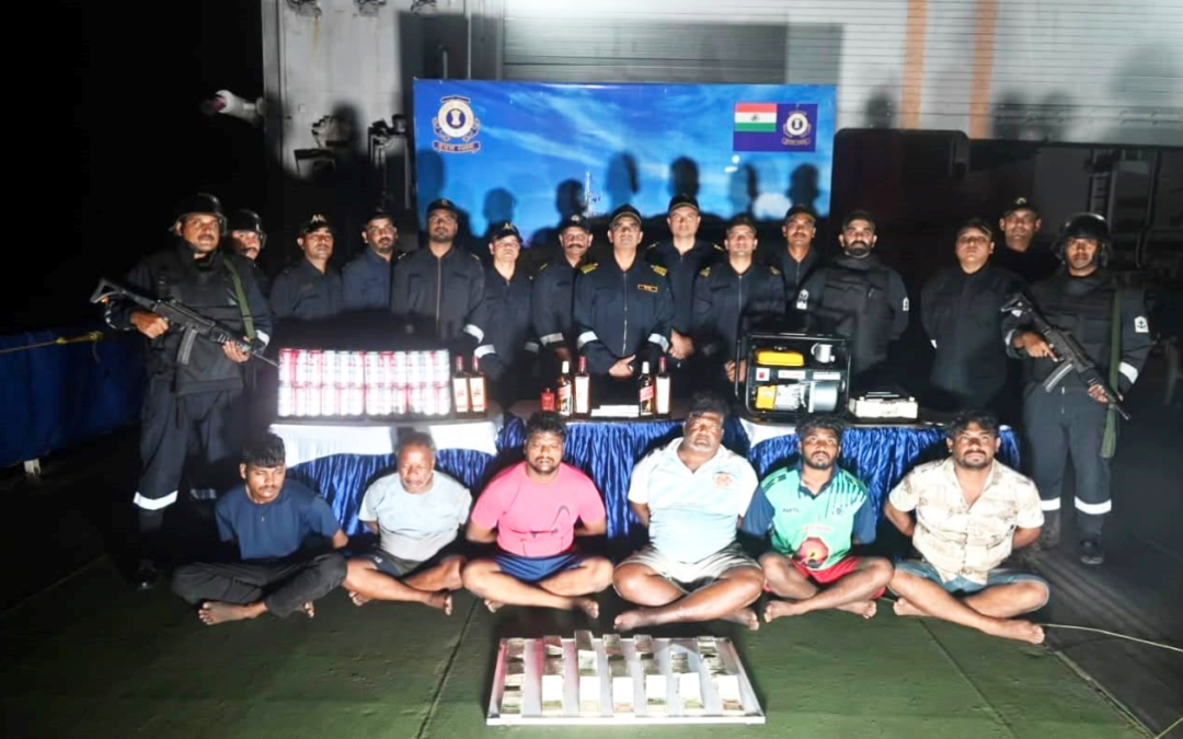 ICG apprehends suspicious vessel involved in diesel smuggling off Mumbai Coast